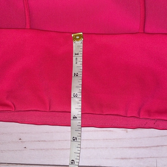 ALICE & OLIVIA Top Hot Pink Cropped Sz XS - Picture 4 of 8